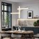 Suspended lamp FAU IP20 LED 19W 3000k