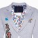 Jacket for a girl, color gray melange, 134-140 cm (size 38)