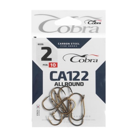 Cobra Allround hooks, series CA122, No. 02, 10 pcs.