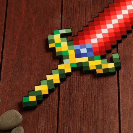 Souvenir wooden sword of the dark elf "Pixel", 37 cm mix-6
