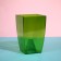 Pot for orchids, 2 l, 12.5 × 19.5 cm, plastic, transparent green
