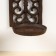 Cast iron candle for 1 candle wall "openwork" 24x10x12.5 cm