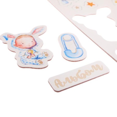 Cardboard stickers with foil "Tales before going to bed"-3