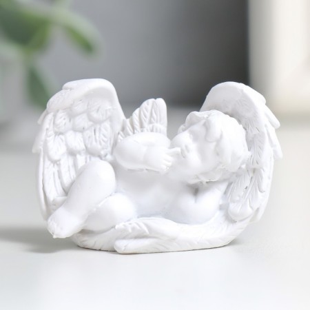 Souvenir Polystone "White Angel - Wings Sleep" MIX 3x5x3.5 cm-2