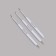 Set for building and design of nails: point brush - Dots 2 pcs, point brush - Pusher, 15 cm, white color
