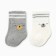 Set of terry socks crumb I am Basic Line, 2 pairs, 12-24 months, milk/gray