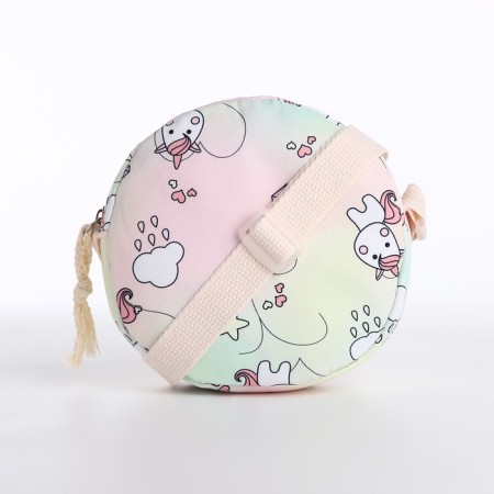 A backpack with a zipper, bag, cosmetic bag, pink color-9