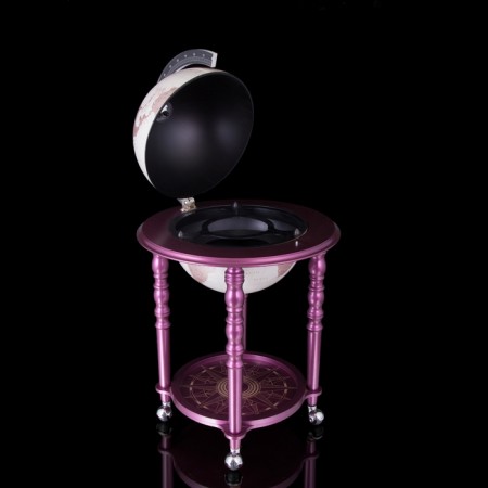 Globus bar "Vasco da Gama", lilac, D 40 cm, 57 × 57 × 90 cm-2