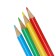 Pencils 6 colors "machine", wooden, triangular housing, in a cardboard box