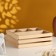Kashpo wooden with 4 compartments 25x22x8.5 Natural