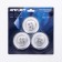 Lumina Night -bend "PushLite" 4xled 1.5W battery AAA 7cm. silver