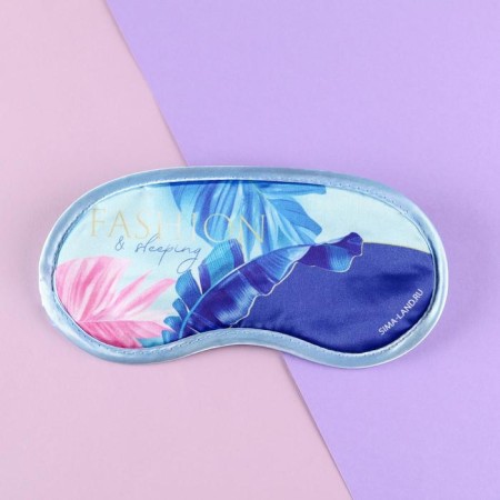 Sleep mask Fashion, 19.5 x 8.5 cm, blue color