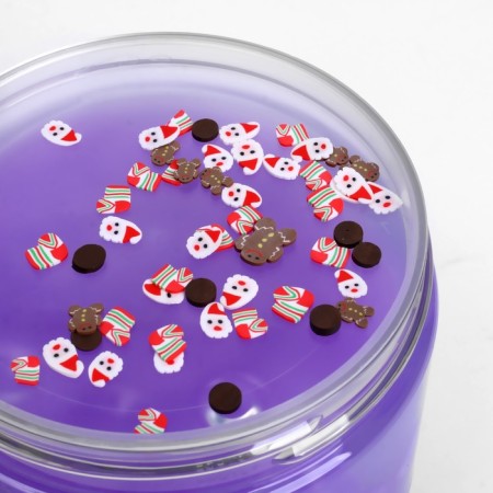 Two -layer slime "Sea" with charming, purple, 350 g-4