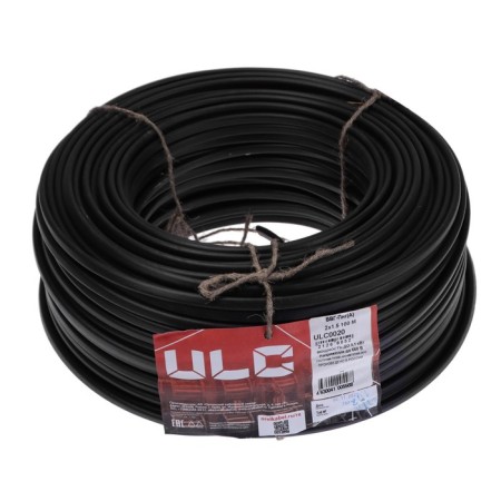 Cable "ULC" VVG-PNG (A), section 2x1.5 mm2, 100 m, GOST, Black-3