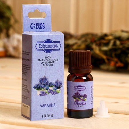 Lavenda essential oil, a bottle-boiler, annotation, 10 ml, "Dobroparov"