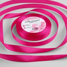 Satin tape, 12 mm × 23 ± 1 m, color bright rally No. 28