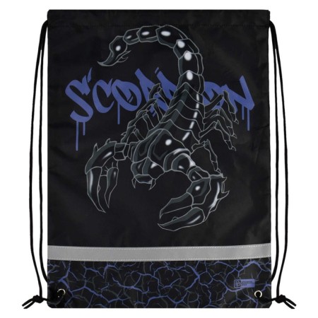 A bag for shoes 480 x 360 mm, phoenix, sublimation, reflective strip, "scorpion"-2