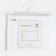 Pillowcase 70x70 cm, white color, 100% cotton, whisper bleached