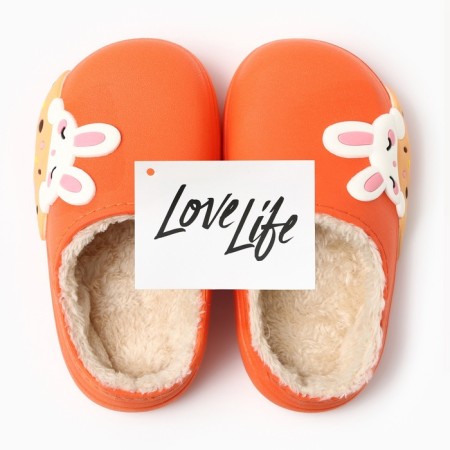 Baby slippers, size 34-35, orange color-7