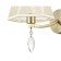Sconces sinfonia, 1x40W E14, bronze color