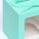 Packaging for one cupcake, green, 9.2 x 9.2 x 11.1 cm