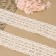 Knitted lace, 55 mm × 10 ± 1 m, beige color