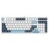 Keyboard A4Tech FS300 Mechanical White/Blue USB For Gamer LED (FS300 Panda SNO 106853