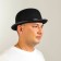 Hat bowler, felt, black, p. 56–58