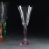 A set of glasses for wine Victoria, 6 pcs, 190 ml, crystal glass
