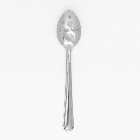 Spoon souvenir on the postcard "New Year's collection: believe me in a dream", 3 x 14 cm-2