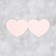 Dual-Double Postcard “only for you”, February 14, 7 x 6cm