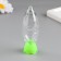 Bank for scrapbooking plastic "Carrot" 30 ml MIX 3x3x8.5 cm