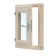 Window, 40 × 30cm, double glass, from needles