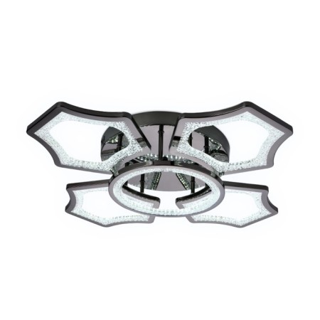 LED ceiling LED with Ambrella Light, Original, Fa576, 5XLED, 106 W, 7950LUM, 3000-6400K, Black Chromium color, transparent-3