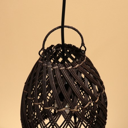 Ceiling Lamp from Rotan "Pati" 1x120W, E27, 20x20x28 cm-3