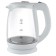Electric kettle JVC JK-KE1518, glass, 2200 watts, 1.7 l, white