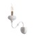 Sconces "Florence" 1he14 40W white-gold 23x10.5x25 cm