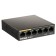 D-Link DSS-100E-6P/A1A 6x100MB 4POE+ 55W Unguided swing switch