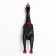 Brying toy "thoughtful chicken XL" for dogs, 41 cm, black