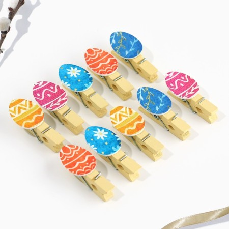 A set of clothespins for decorating the willow “with a bright Easter!”, 10 x 12 cm.-3