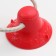 A toy for dogs "bone on a suction cup", 40 cm, red