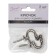Curtain hook, 2 pcs, cognac color