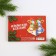 New Year. Block for entries with tear -off sheets in the postcard "Letter from Santa Claus"