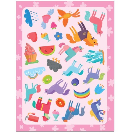 Set of stickers. Unicorns-3