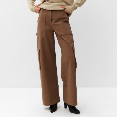 Cargo trousers Women's Mist Base, p. L, brown-4