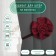 Picking for curtains "Rose", D = 11 cm, 31 cm, burgundy color