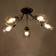 Svetogor chandelier "View" 5x60W E27 black