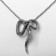New Year! Symbol of the year 2025! Pendant "snake", color silver, 60 cm