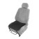 Sitting pillow, 3D mesh, black