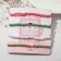 Set 4 bracelet "Heart", colored with gold, 8 cm